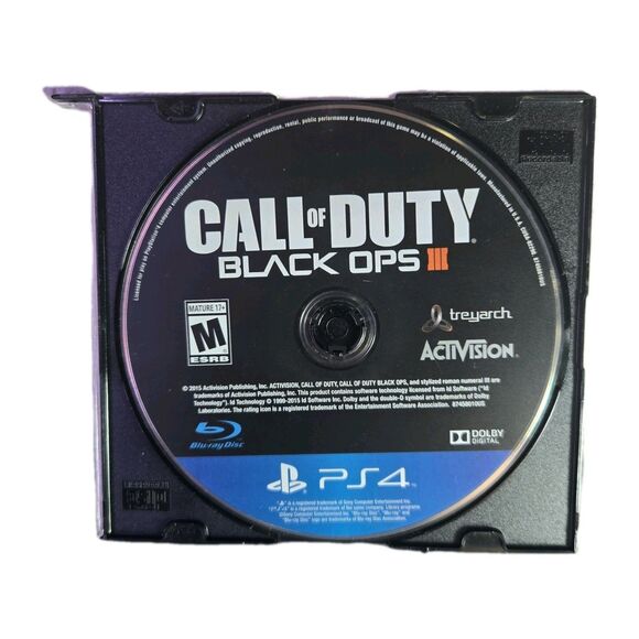 Call Of Duty Black Ops 3 PS4 Disc Only - Picture 1 of 3